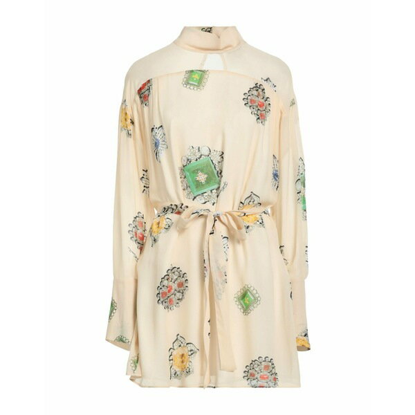 【送料無料】 ロベルトカヴァリ レディース ワンピース トップス Mini dresses Beige