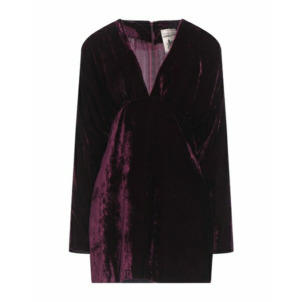 【送料無料】 セミクチュール レディース ワンピース トップス Mini dresses Purple