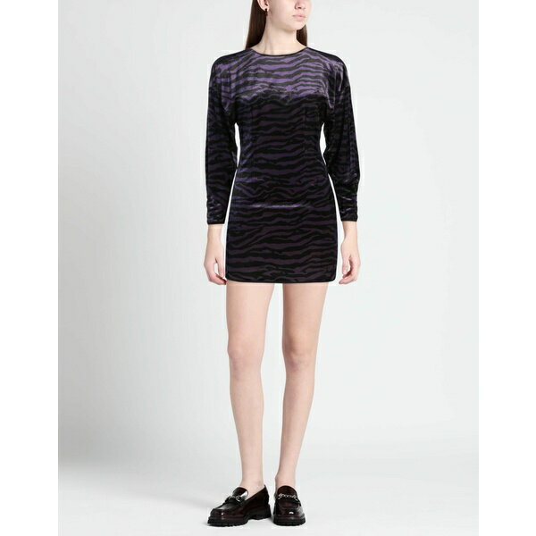 【送料無料】 スオリ レディース ワンピース トップス Mini dresses Purple