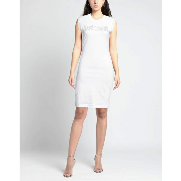 【送料無料】 ロベルトカヴァリ レディース ワンピース トップス Mini dresses White