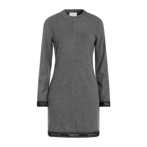 【送料無料】 イザベル ブランシュ パリ レディース ワンピース トップス Mini dresses Grey 【送料無料】 イザベル ブランシュ パリ レディース ワンピース トップス Mini dresses Grey