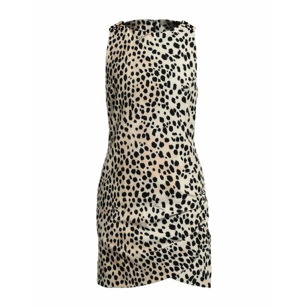 【送料無料】 ロベルトカヴァリ レディース ワンピース トップス Mini dresses Beige(4)