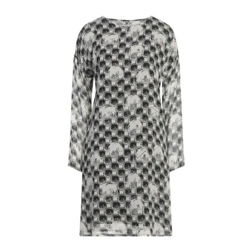 【送料無料】 マニラグレース レディース ワンピース トップス Mini dresses Grey 【送料無料】 マニラグレース レディース ワンピース トップス Mini dresses Grey