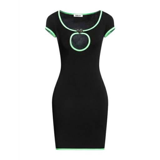 【送料無料】 アンブッシュ レディース ワンピース トップス Mini dresses Black 【送料無料】 アンブッシュ レディース ワンピース トップス Mini dresses Black