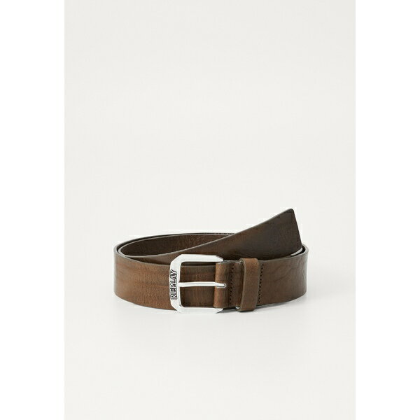 リプレイ メンズ ベルト アクセサリー Belt - brown/grey