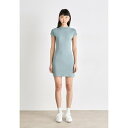 カルバンクライン レディース ワンピース トップス WASHED CAP SLEEVE DRESS - Shift dress - lead