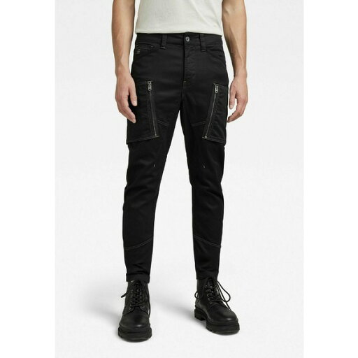 ジースター メンズ カジュアルパンツ ボトムス ZIP 3D SKINNY - Trousers - dk black ジースター メンズ カジュアルパンツ ボトムス ZIP 3D SKINNY - Trousers - dk black