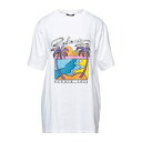 【送料無料】 バルマン レディース Tシャツ トップス T-shirts White