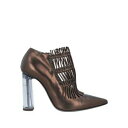 【送料無料】 マローニ レディース ブーツ シューズ Ankle boots Metallic