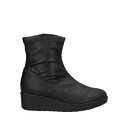 【送料無料】 アジール バイ ルコライン レディース ブーツ シューズ Ankle boots Black