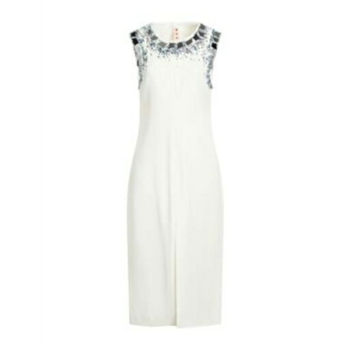 【送料無料】 マルニ レディース ワンピース トップス Midi dresses White 【送料無料】 マルニ レディース ワンピース トップス Midi dresses White