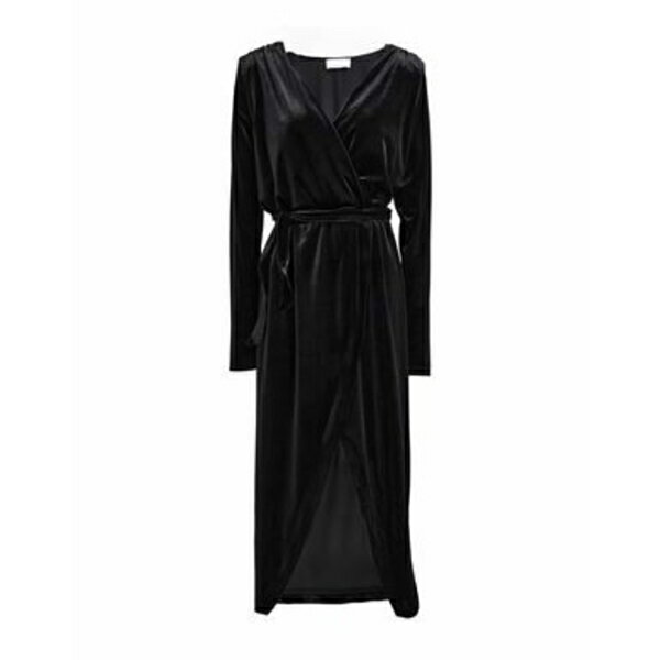 【送料無料】 ソーアリュール レディース ワンピース トップス Midi dresses Black