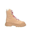 【送料無料】 ホーガン レディース ブーツ シューズ Ankle boots Beige