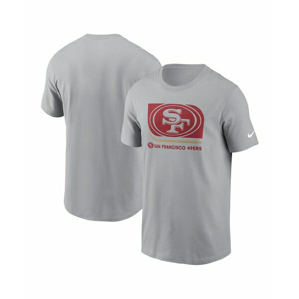 ナイキ メンズ シャツ トップス Men's Gray San Francisco 49ers Lockup Essential T-Shirt Gray