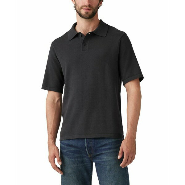 ꡼Х   ȥåץ Men's Short Sleeve Textured Polo Sweater Dark Phant...