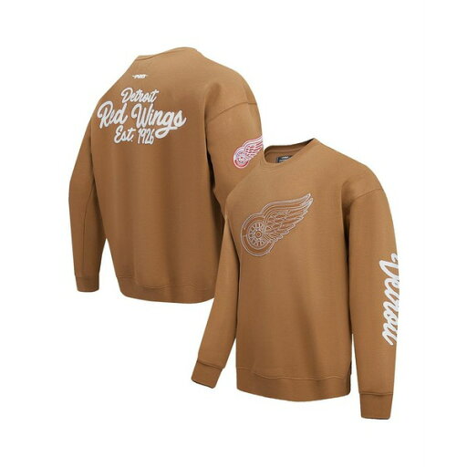 プロスタンダード メンズ パーカー・スウェットシャツ アウター Men's Brown Detroit Red Wings Paint the City Pullover Sweatshirt Brown プロスタンダード メンズ パーカー・スウェットシャツ アウター Men's Brown Detroit Red Wings Paint the City Pullover Sweatshirt Brown