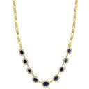 エフィー コレクション レディース ネックレス・チョーカー・ペンダントトップ アクセサリー EFFY Sapphire (6-3/4 ct. t.w.) & D...