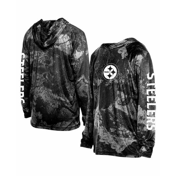 ˥塼   ȥåץ Men's Black Pittsburgh Steelers RealTree Xtreme Cam...