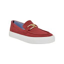 トミー ヒルフィガー レディース スリッポン・ローファー シューズ Women's Wilfer Sporty Slip-On Loafers Red(4)