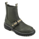 ジャーニーコレクション レディース ブーツ シューズ Women's Rilie Booties Green