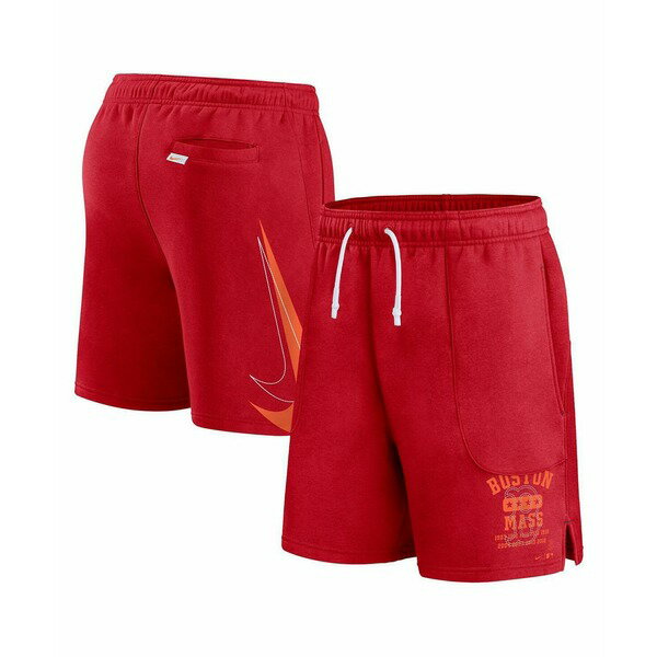 ナイキ メンズ カジュアルパンツ ボトムス Men's Red Boston Red Sox Statement Ball Game Shorts Red