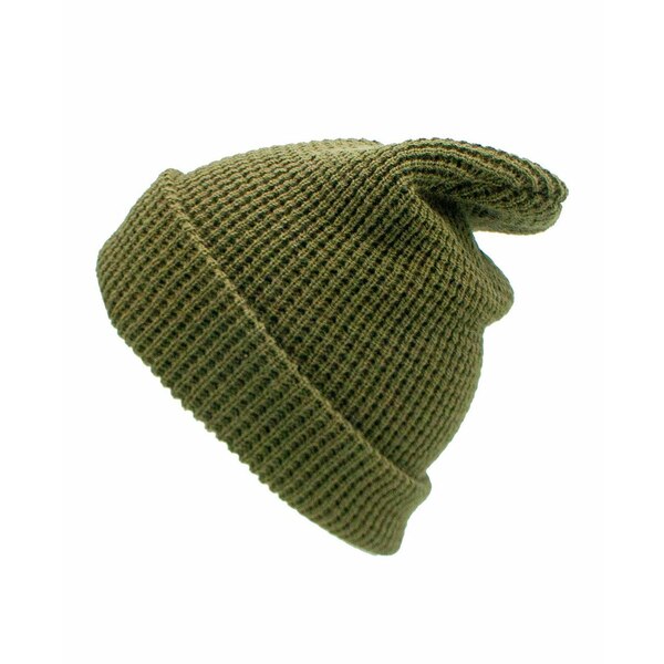 ԡ ǥ ˹ ꡼ Bed-Stuy Acrylic Waffle Beanie Cap Dark Green