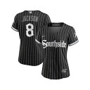 ナイキ レディース カットソー トップス Women's Bo Jackson Black Chicago White Sox City Connect Replica jersey Player Jersey Black(4)