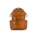 イッツィーリッツィー レディース バックパック・リュックサック バッグ Boss Plus Backpack Diaper Bag Cognac Brown(4)