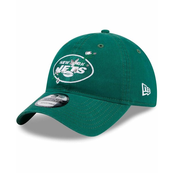 ニューエラ レディース 帽子 アクセサリー Women's Green New York Jets Game Day Flower 9TWENTY Adjustable Hat Green