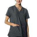 メンバーズオンリー レディース カットソー トップス Women's Siena Scrub Top Graphite