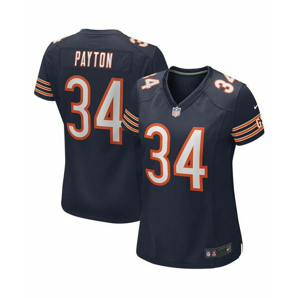 ナイキ レディース カットソー トップス Women's Walter Payton Navy Chicago Bears Game Retired Play..