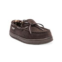 ムクルクス メンズ サンダル シューズ Men's Paul Printed Berber Suede Moccasin Chocolate