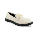 エアロソールズ レディース スリッポン・ローファー シューズ Women's Beckett Loafer Flats Eggnog Pebbled