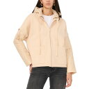 ヴィンスカムート レディース ジャケット&ブルゾン アウター Women's Quilted-Sleeve Mixed-Media Jacket Stone(4)