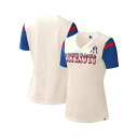 スターター レディース Tシャツ トップス Women's White New England Patriots Kick Start V-Neck T-shirt White