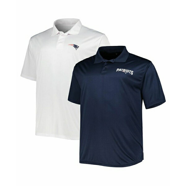եʥƥ   ȥåץ Men's Navy, White New England Patriots Big and Ta...