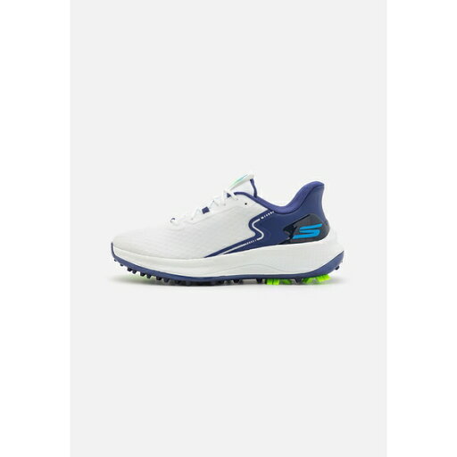 スケッチャーズ メンズ バスケットボール スポーツ GO BLADE SLIP-INS - Golf shoes - white/navy/blue スケッチャーズ メンズ バスケットボール スポーツ GO BLADE SLIP-INS - Golf shoes - white/navy/blue