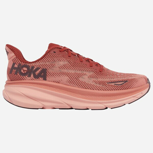 ホカオネオネ メンズ ランニング スポーツ HOKA Clifton 9 Brown/Red