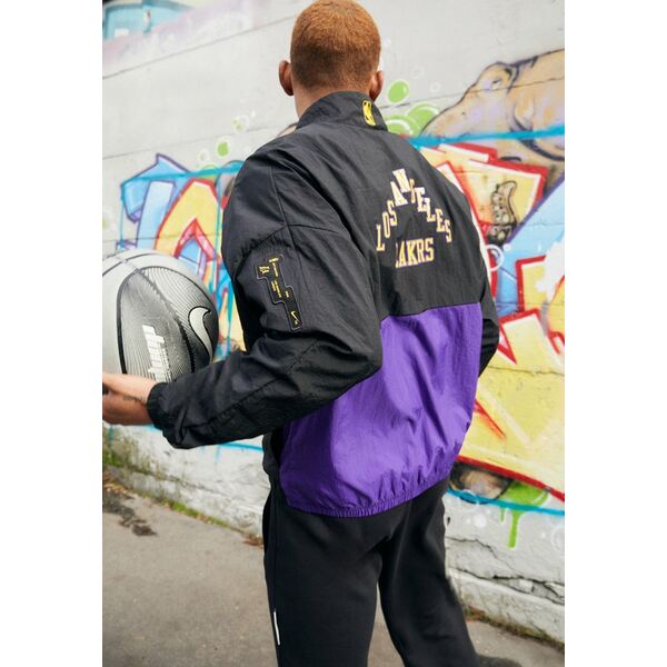 ナイキ メンズ バスケットボール スポーツ NBA LOS ANGELES LAKERS CITY EDITION JACKET - Training jacket - black/field purple