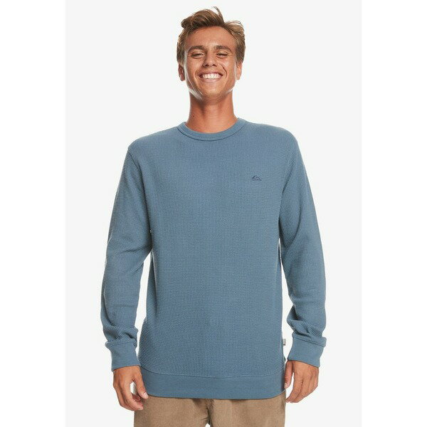 åС   塼 FLANDERS WAFFLE - Long sleeved top - blue