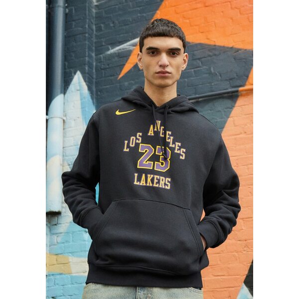 ナイキ メンズ パーカー スウェットシャツ アウター NBA LOS ANGELES LAKERS LEBRON JAMES CITY EDITION HOODIE - Club wear - black