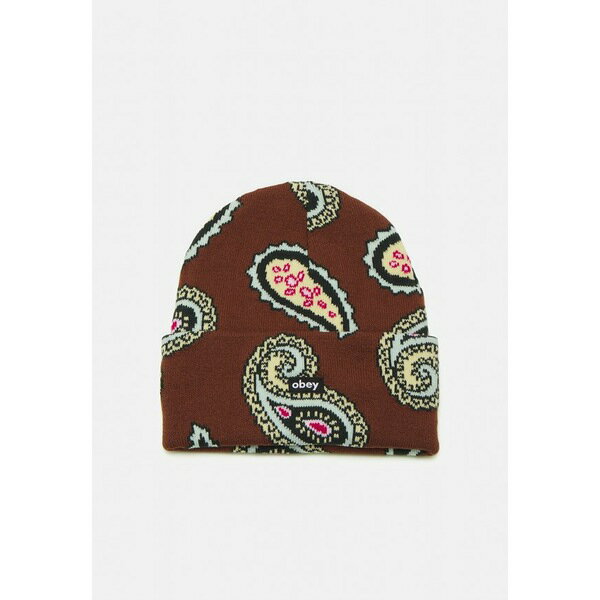 IxC fB[X Xq ANZT[ PAISLEY BEANIE UNISEX - Beanie - sepia