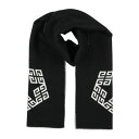 【送料無料】 ジバンシー メンズ マフラー・ストール・スカーフ アクセサリー Scarves Black