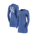 ゲームデイ レディース パーカー スウェットシャツ アウター Women 039 s Royal Kentucky Wildcats 2-Hit Sweatshirt Mini Dress Royal