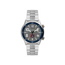 RrA Y rv ANZT[ Men's Outbacker Auburn Stainless Steel Bracelet Watch 45mm Silver