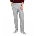 カルバンクライン メンズ カジュアルパンツ ボトムス Men's Slim-Fit Wool Infinite Stretch Suit Pants Light Grey