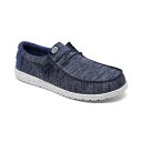 ヘイデュード メンズ スニーカー シューズ Men 039 s Wally Sport Knit Casual Moccasin Sneakers Blue