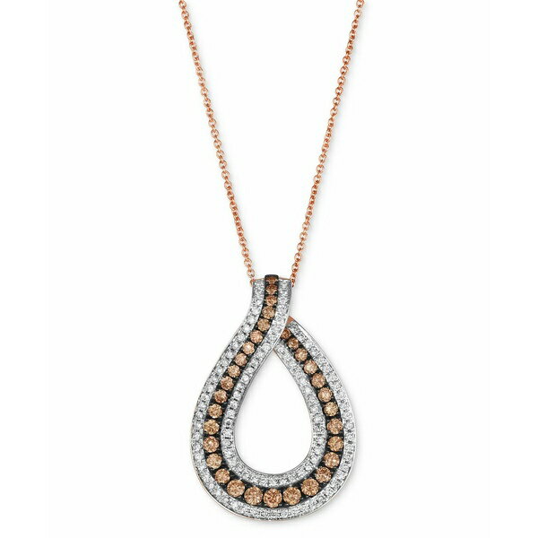 @ fB[X lbNXE`[J[Ey_ggbv ANZT[ Chocolatier&reg; Chocolate Diamond & Vanilla Diamond Open Teardrop Adjustable 20