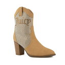 ジューシークチュール レディース ブーツ シューズ Women 039 s Tamra Embellished Western Boots Tan