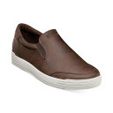 ノンブッシュ メンズ スリッポン・ローファー シューズ Men's KORE City Walk Slip-On Sneakers Brown